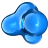Virus Blue Icon 48x48 png